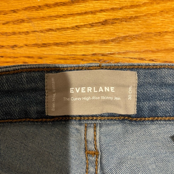 Everlane Cury Highrise Skinny Jeans Size 30 Crop - Picture 4 of 4